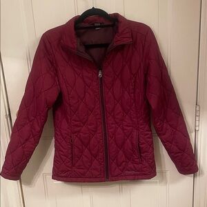 Eddie Bauer Women's Quilted Puffer Jacket - Deep Red